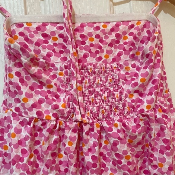 VINTAGE Lilly Pulitzer Dot Halter Summer Dress Small Orange Pink Cotton EUC - Picture 4 of 12